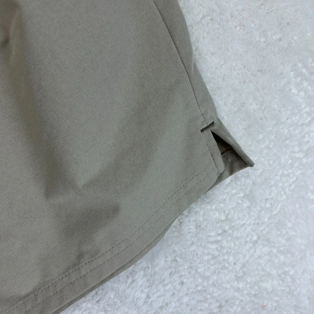 L.L.Bean Multisport Shorts XXXL Mens Sage Green Stretch Comfort Performance